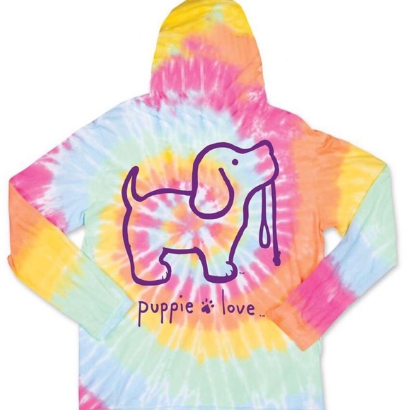 Puppie Love Tops - Puppie Love hooded tee
